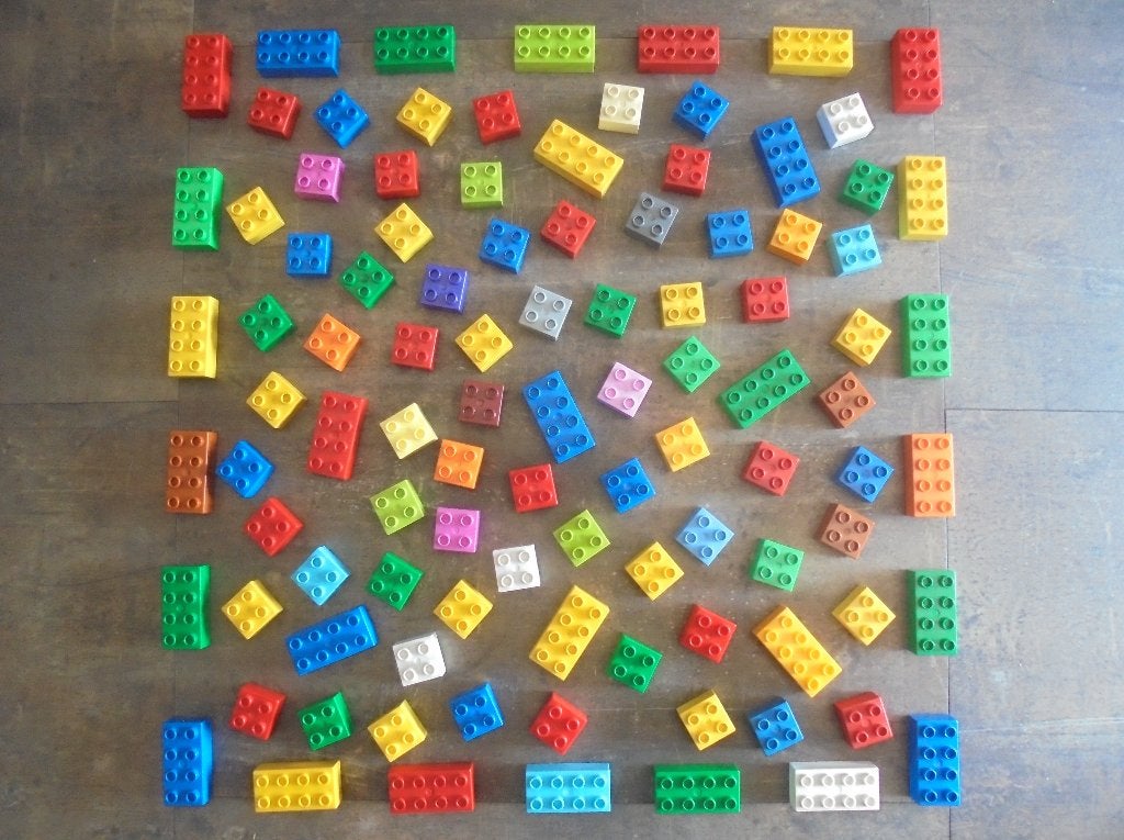 Lego Duplo Brick Set 162 (zie foto's), Ophalen of Verzenden, Gebruikt, Losse stenen, Duplo