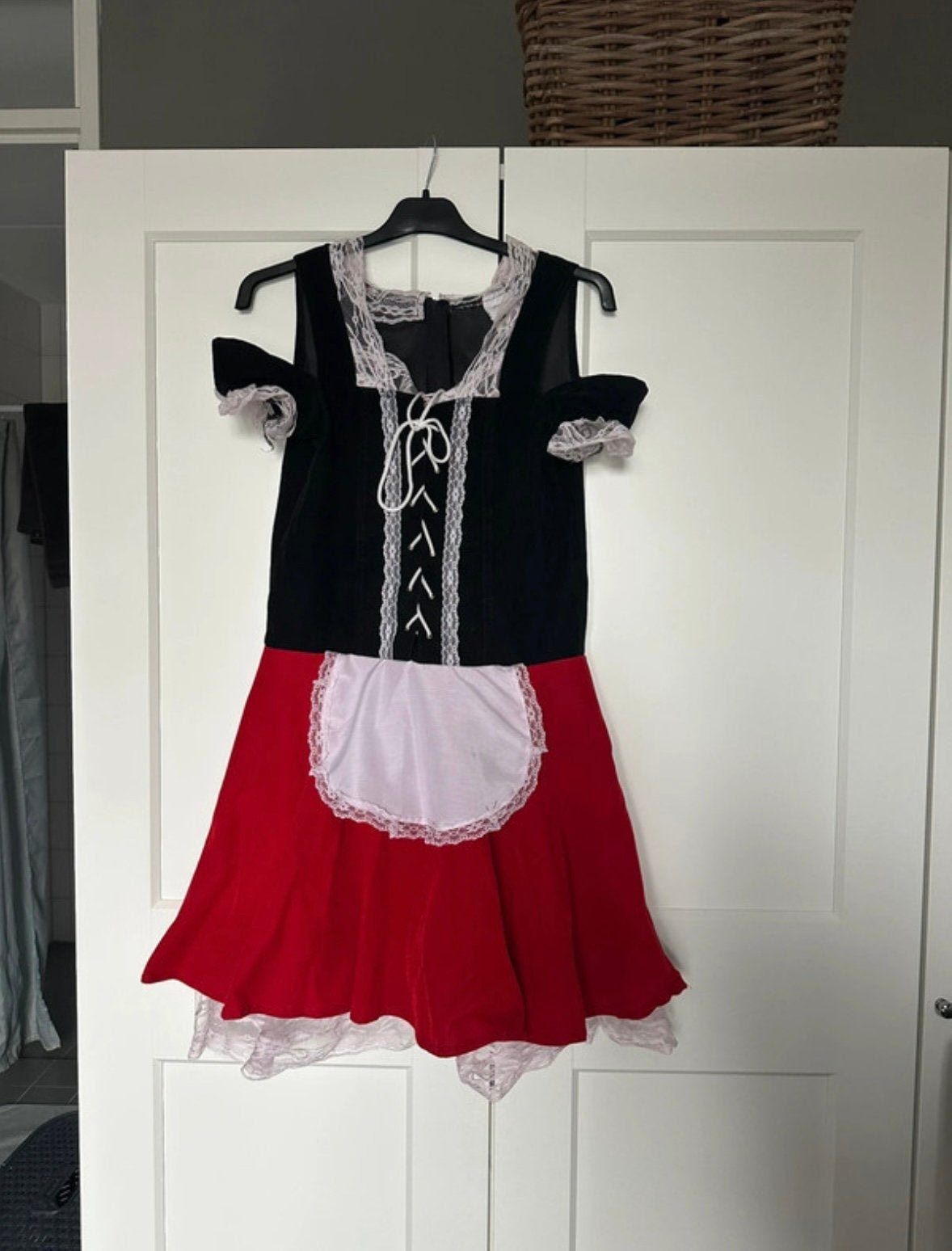 Dirndl jurk / Roodkapje jurk Oktoberfest, Kleding | Dames, Maat 38/40 (M), Carnaval, Ophalen of Verzenden, Zo goed als nieuw