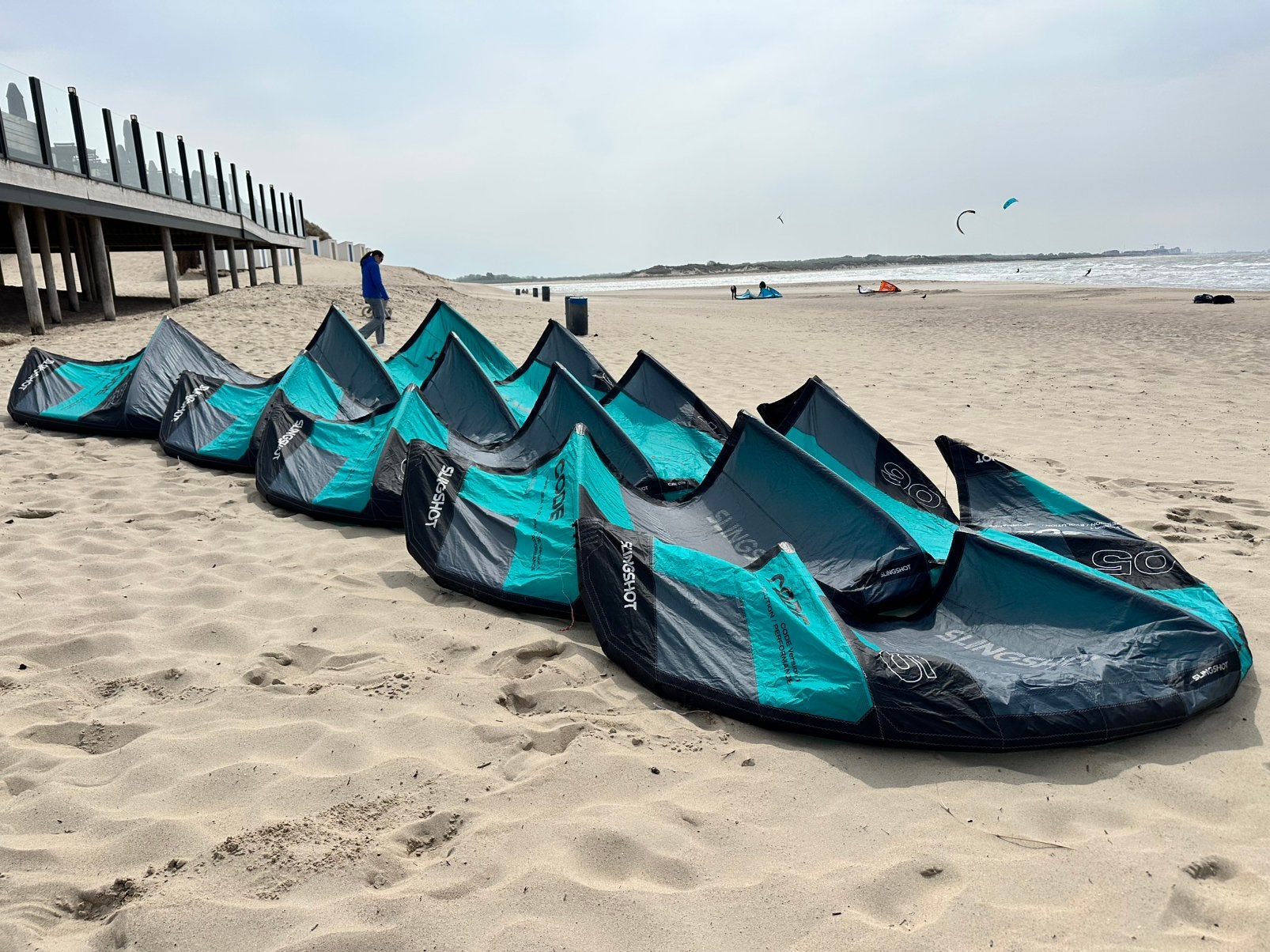 Slingshot Code V1, in goede conditie., Watersport en Boten, Kitesurf-set, 9 m², Geen board, Ophalen of Verzenden