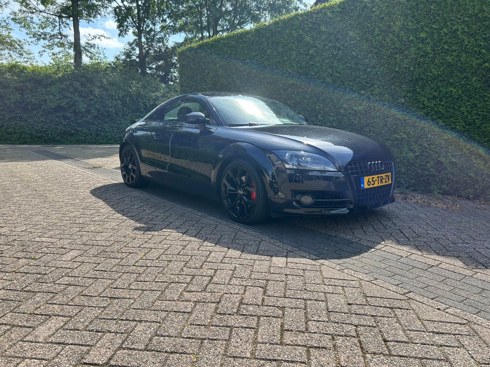 Audi TT 2.0 Tfsi Coupe 147KW 2007 Zwart, Auto's, Audi, TT, 4 cilinders, 1984 cc, 4 stoelen
