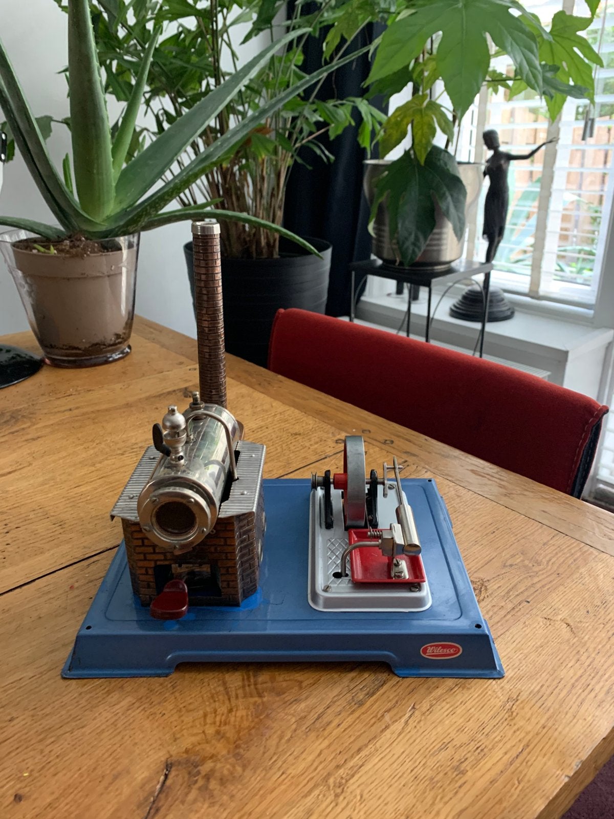 Wilesco d8 stoommachine, Ophalen of Verzenden, Zo goed als nieuw, Groter dan 1:32