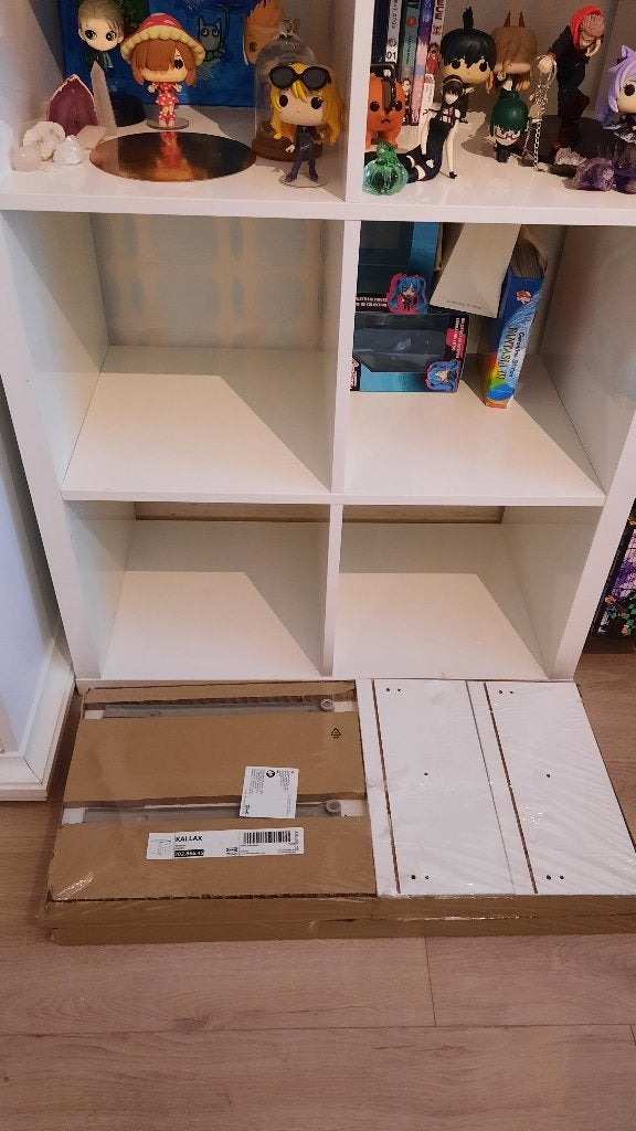 Ikea Kallax kast 8 vakken inclusief 2 x lades, Ophalen, Nieuw, Minder dan 150 cm, Minder dan 100 cm