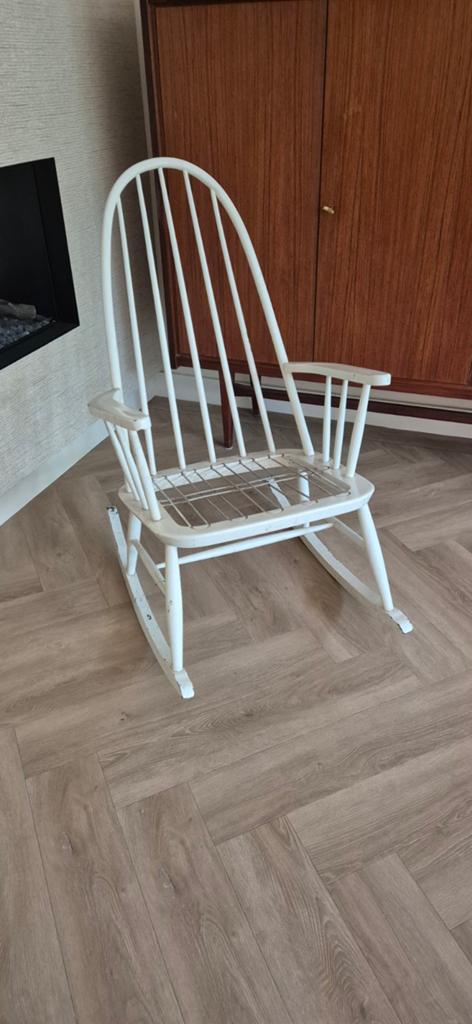 Retro vintage schommelstoel pastoe, Ilmari tapiovaara, Ophalen of Verzenden