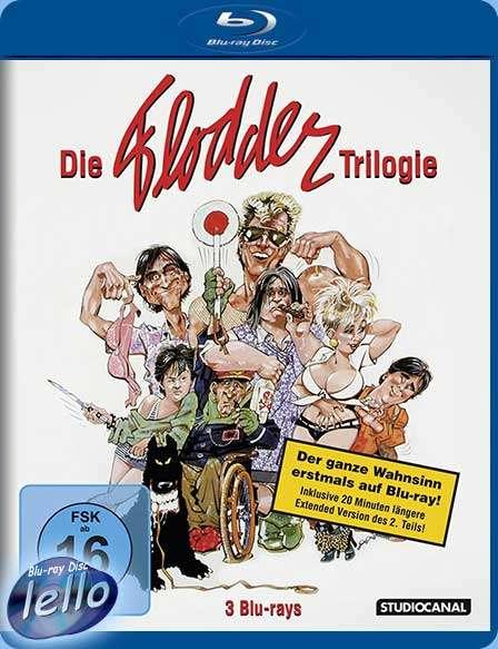 Blu-ray: Flodder Trilogy (1986-95 Nelly Frijda, Huub Stapel), Cd's en Dvd's, Ophalen of Verzenden, Nieuw in verpakking, Nederlandstalig