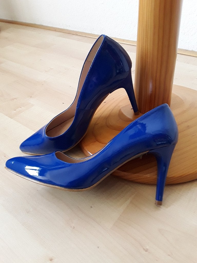 Pumps in blauw mt 36 van Giulia, Pumps, Giulia, Zo goed als nieuw, Verzenden