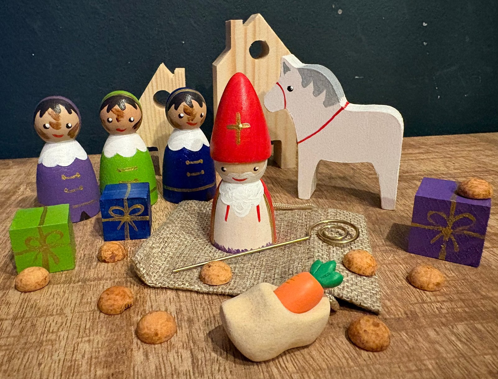 Sinterklaas peg dolls, Diversen, Ophalen of Verzenden, Nieuw