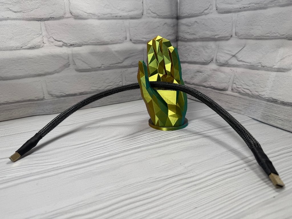 USB-audiokabel zelfbouw muziekkabel handmade, Verzenden, Zo goed als nieuw, Minder dan 2 meter, Overige kabels