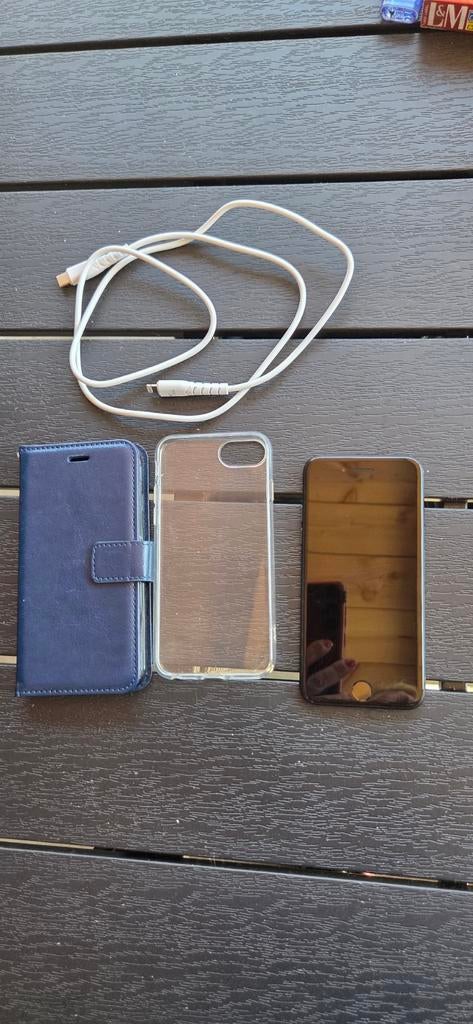 iPhone 7 Zwart 128GB - Zo goed als nieuw met accessoires, 128 GB, Zwart, Ophalen of Verzenden, Zo goed als nieuw