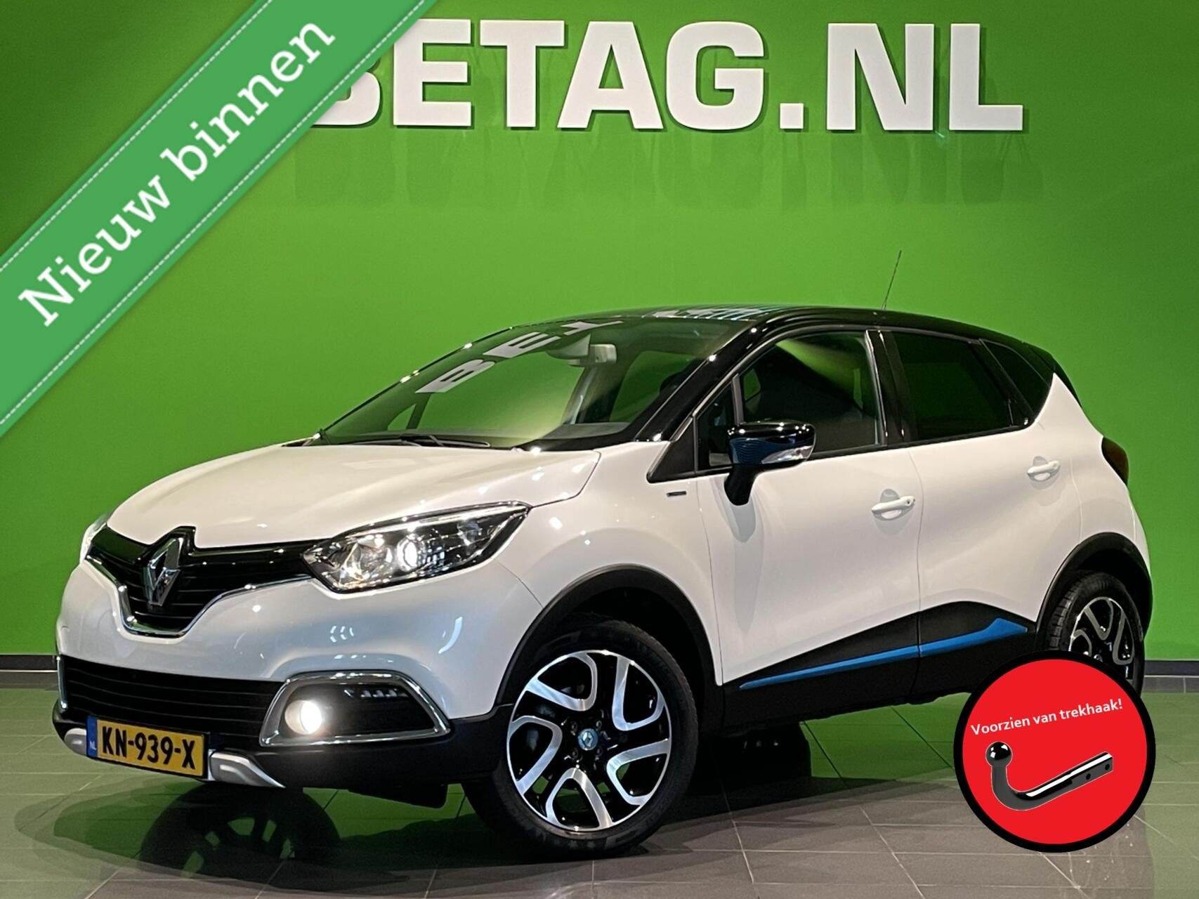 Renault Captur 1.2 TCe Wave | Camera | Trekhaak |, Auto's, Voorwielaandrijving, Gebruikt, 4 cilinders, Wit