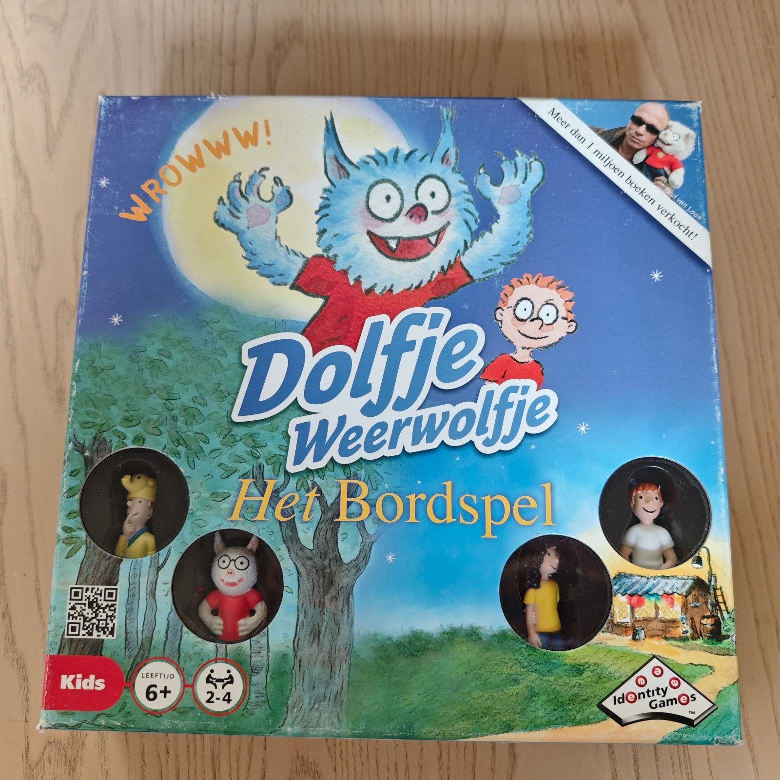 Dolfje Weerwolfje Het Bordspel - Zo goed als nieuw, Drie of vier spelers, Ophalen of Verzenden, Gebruikt, Identity Games