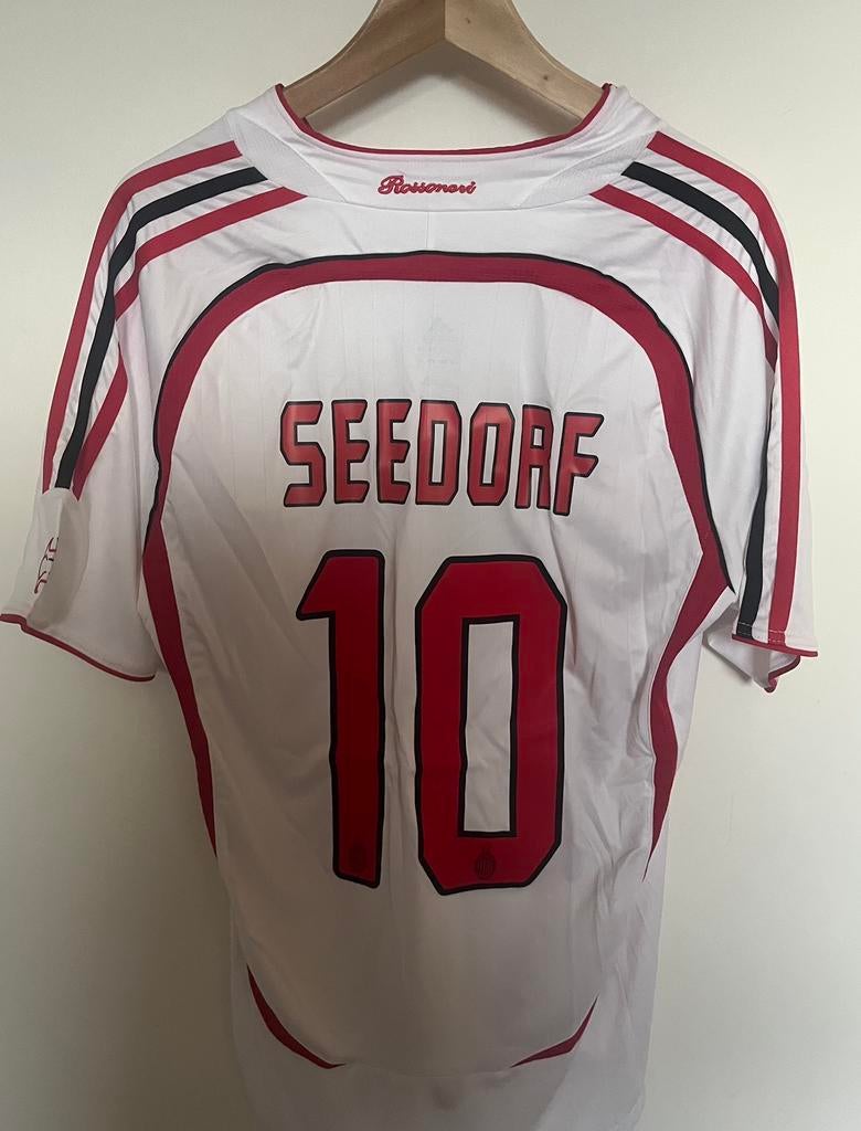 Seedorf AC Milan retro voetbalshirt maat L, Ophalen of Verzenden, Zo goed als nieuw, Buitenlandse clubs, Shirt
