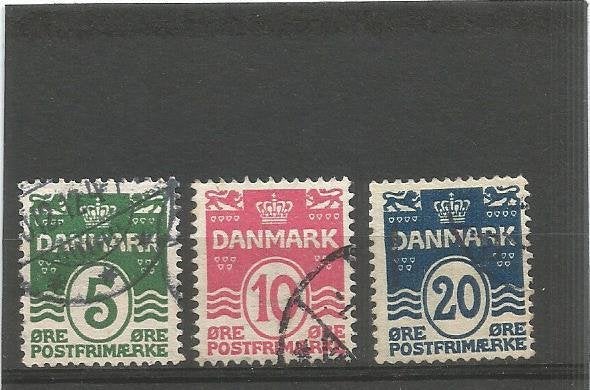 Denemarken Mi. 63/65, Ophalen of Verzenden, Denemarken, Gestempeld