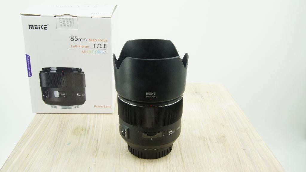 Meike 85mm F/1.8 Canon EF, als nieuw met garantie!, Meike, Ophalen of Verzenden, Zo goed als nieuw, Standaardlens