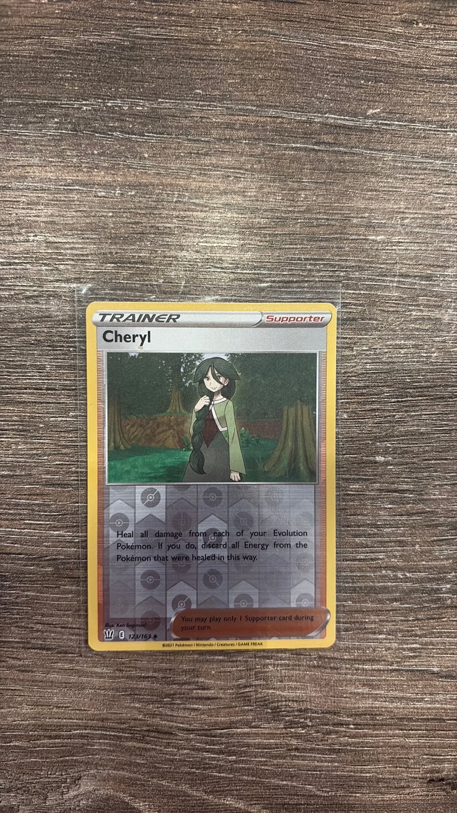 BST Cheryl 123/163 Reverse holo, Ophalen of Verzenden, Zo goed als nieuw