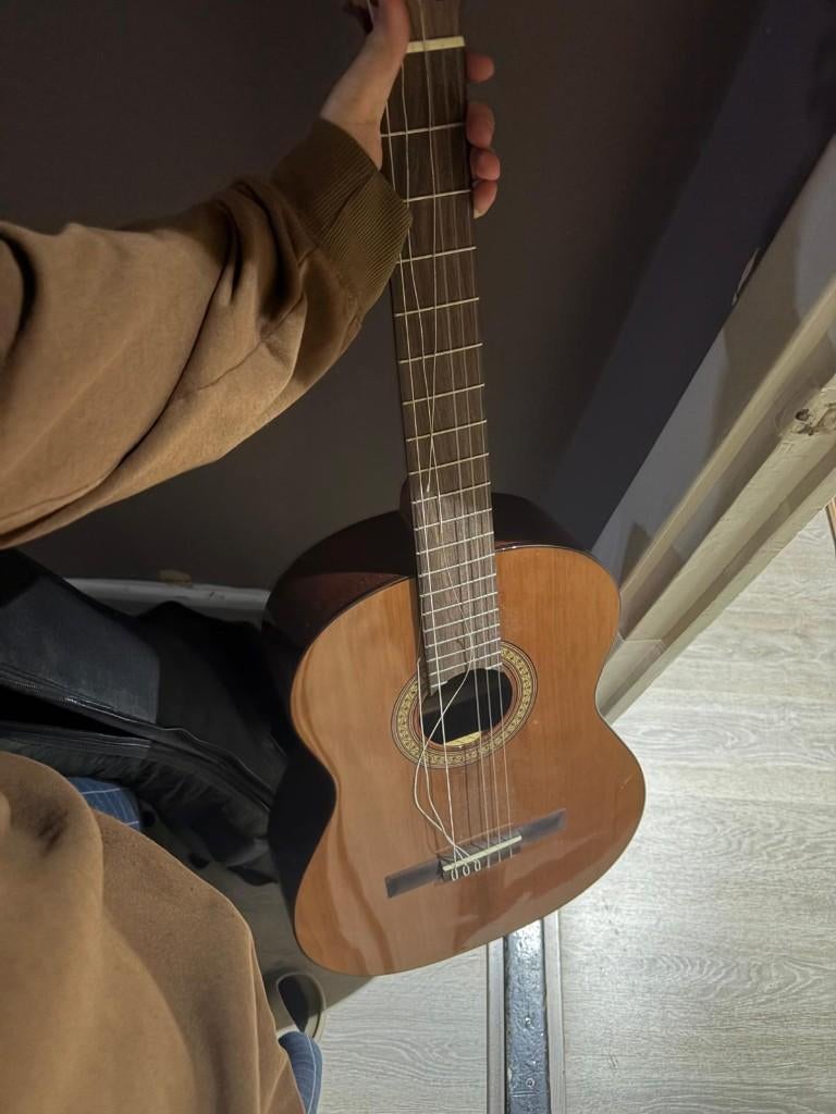 guitar, Muziek en Instrumenten, Ophalen, Gebruikt, Klassieke of Spaanse gitaar, Met koffer