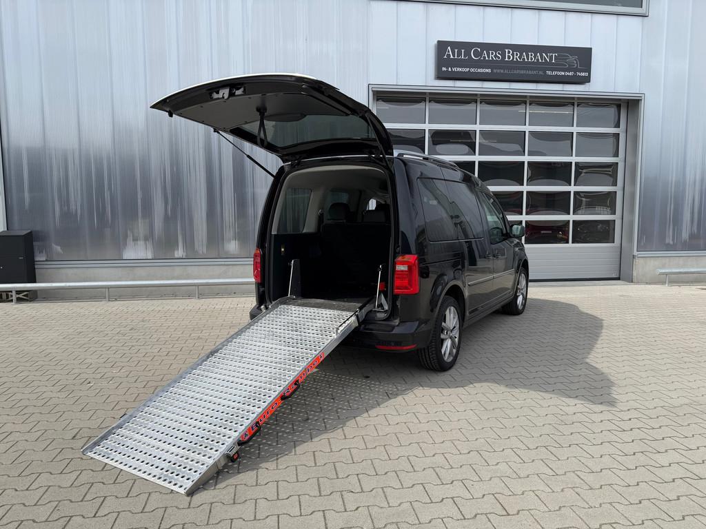 Volkswagen CADDY Combi 1.4 TSI Highline / rolstoel / scootmo, 125 pk, Gebruikt, 700 kg, Zwart