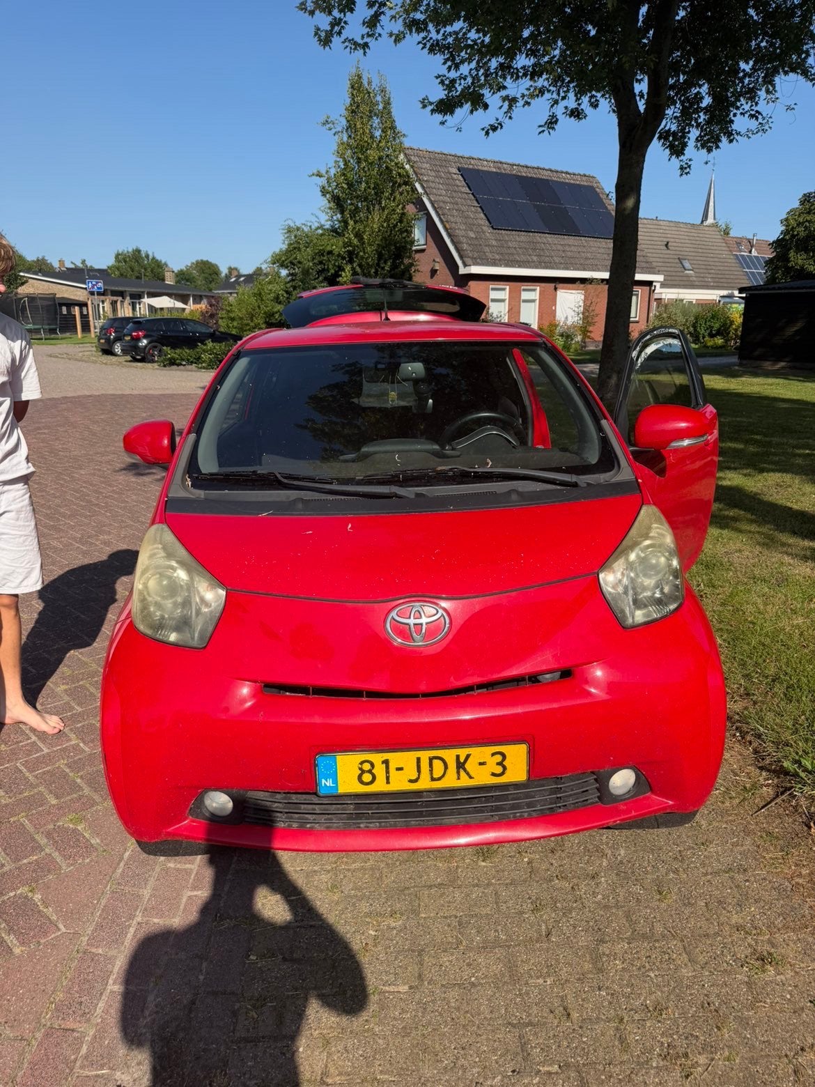 Toyota IQ 1.0 2009 Rood, Ophalen of Verzenden