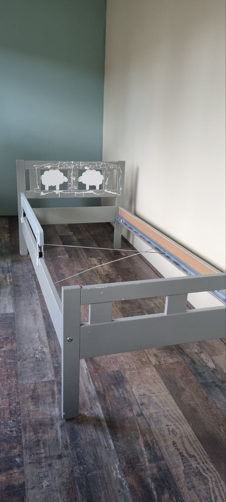 Peuterbed Ikea Kritter, Ophalen, Gebruikt, 70 tot 85 cm, 140 tot 160 cm
