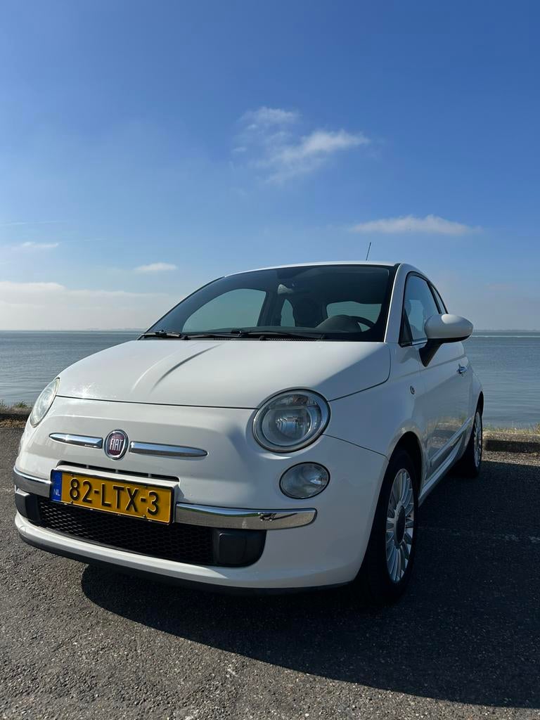 Fiat 500 1.2 AUT 2010 Wit, Auto's, 1242 cc, 4 cilinders, Wit, Origineel Nederlands