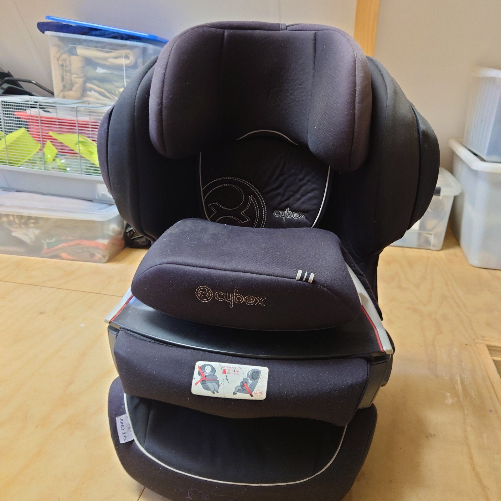 Cybex Juno 2-Fix autostoel - Veilig en comfortabel, Gebruikt, 9 t/m 18 kg, Zijbescherming, Isofix