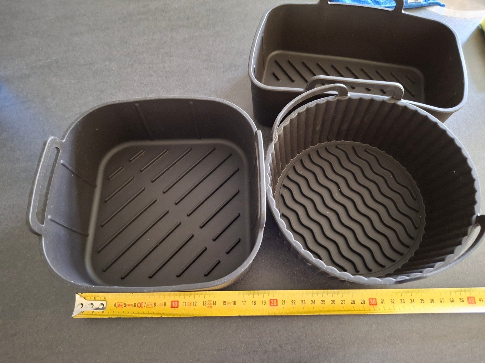 Siliconen Airfryer Vormen - Set van 3, Huis en Inrichting, Keuken | Keukenbenodigdheden, Ophalen
