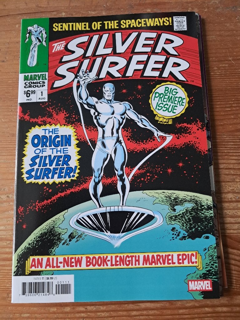 Silver surfer facsilmile, Ophalen, Amerika, Marvel Comics, Nieuw