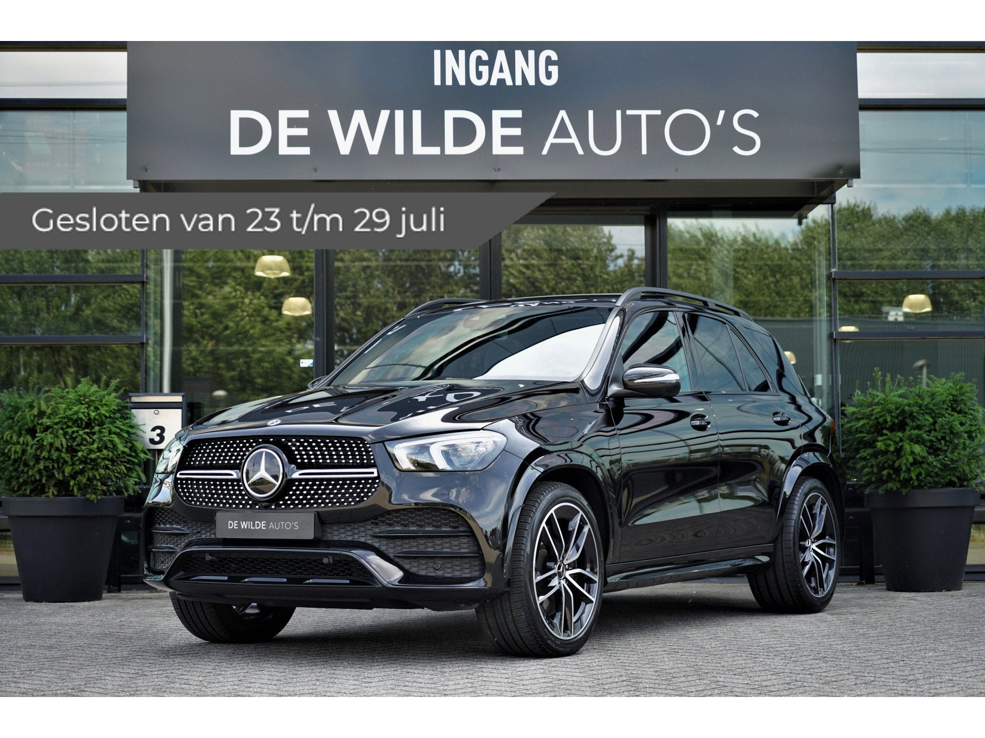 Mercedes-Benz GLE 450 4MATIC AMG Pano Luchtvering TV-scherm, Auto's, Mercedes-Benz, Gebruikt, Zwart, 368 pk, GLE