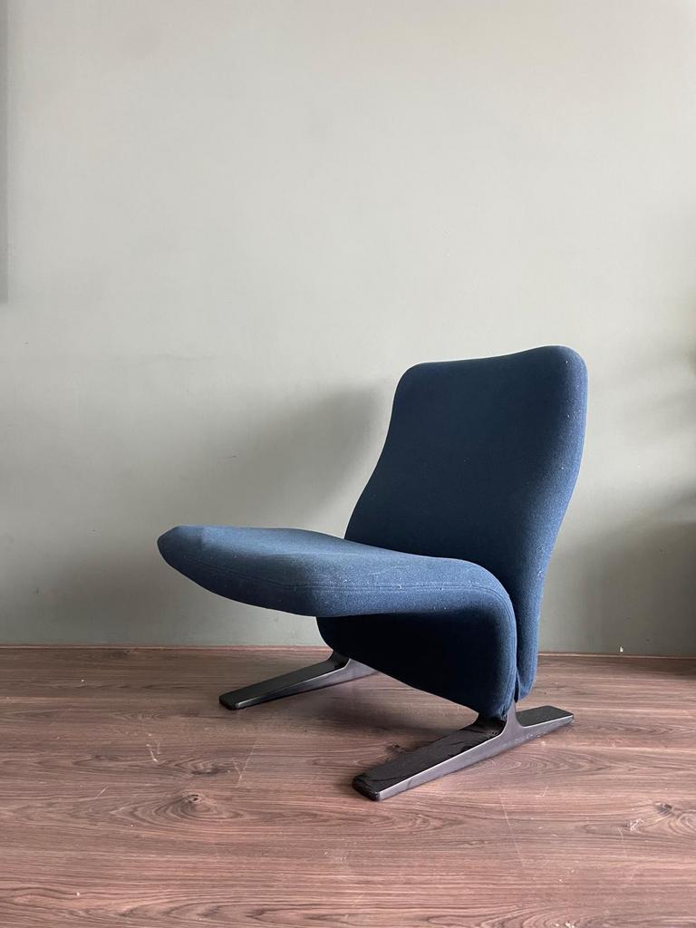 Artifort Concorde design fauteuil - Pierre Paulin, 75 tot 100 cm, Ophalen of Verzenden, Zo goed als nieuw, Stof