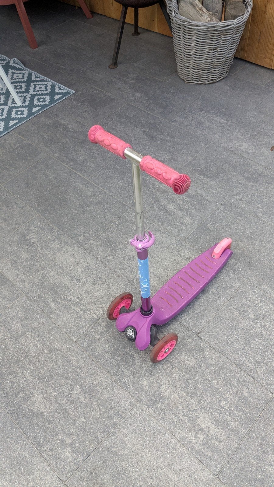Playtive step met lichtgevende wielen en verstelbaar stuur, Fietsen en Brommers, Ophalen, Gebruikt, Gewone step, Playtive