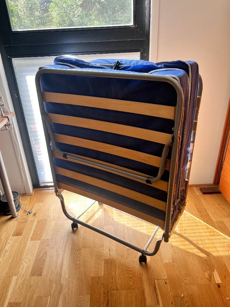 comfortabel vouwbed 80 x 190cm, Ophalen, Eenpersoons, 190 cm of minder, Zo goed als nieuw