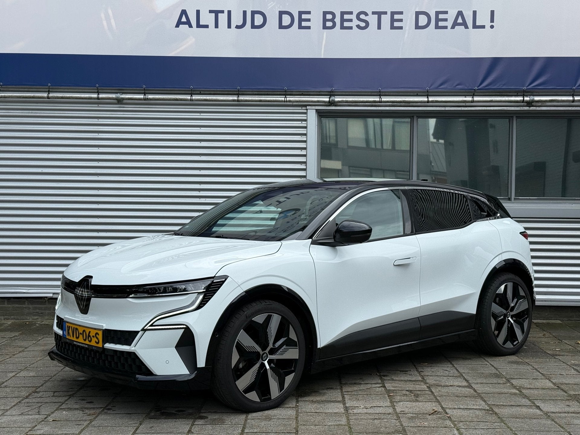 Renault Mégane MEGANE E-TECH EV60 Techno ELECTRIC l ACC l 3, Stof, Zwart, Wit, 462 km