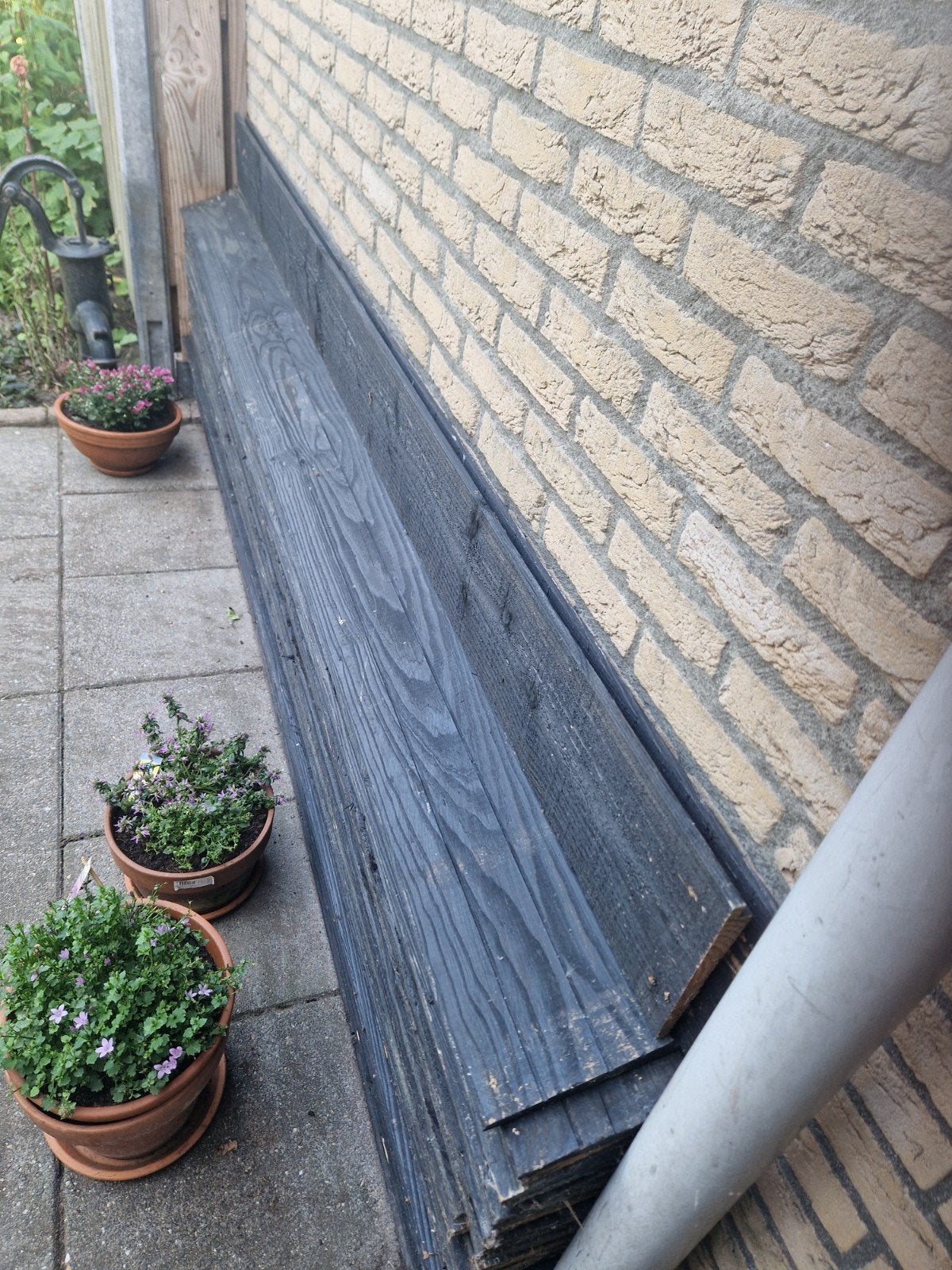 Geimpregneerde rabatdelen, Ophalen, Hout, Minder dan 3 meter, 1 tot 2 meter