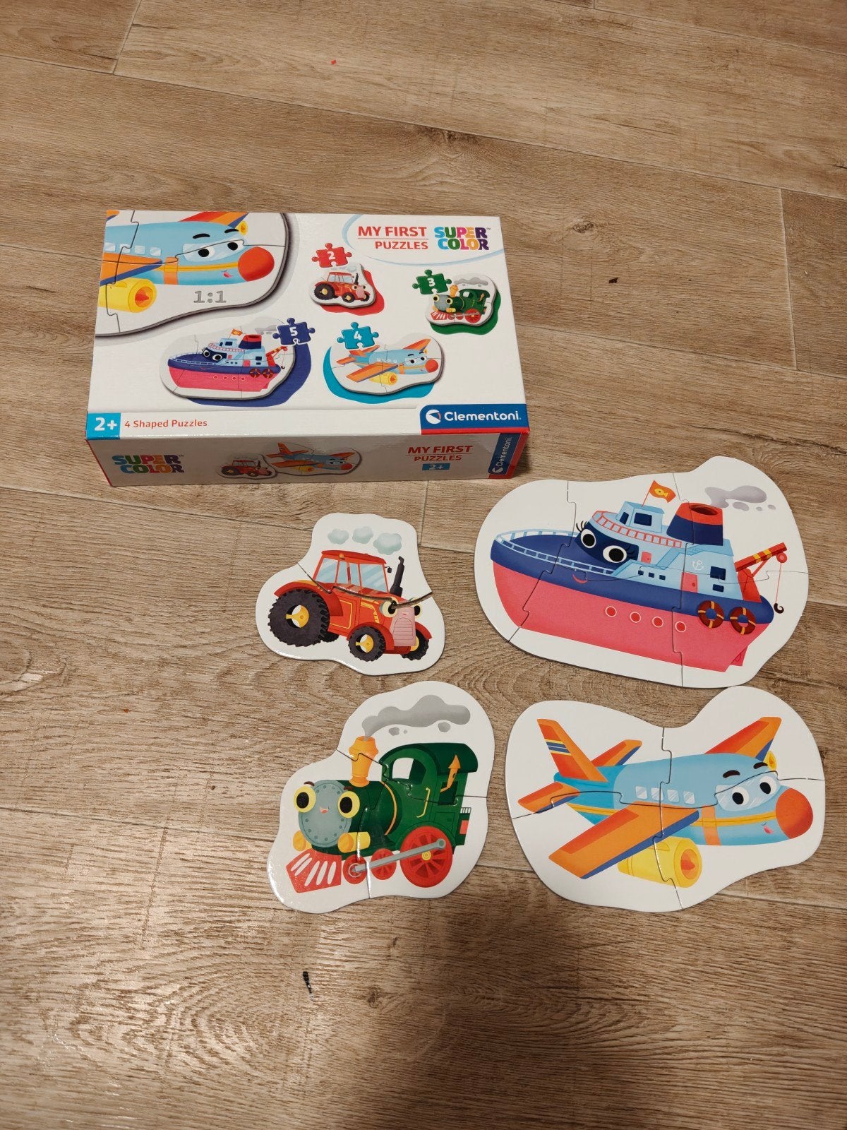 Clementoni Mijn Eerste Puzzels - Voertuigen (2+), Ophalen of Verzenden, Minder dan 10 stukjes, Zo goed als nieuw, 2 tot 4 jaar