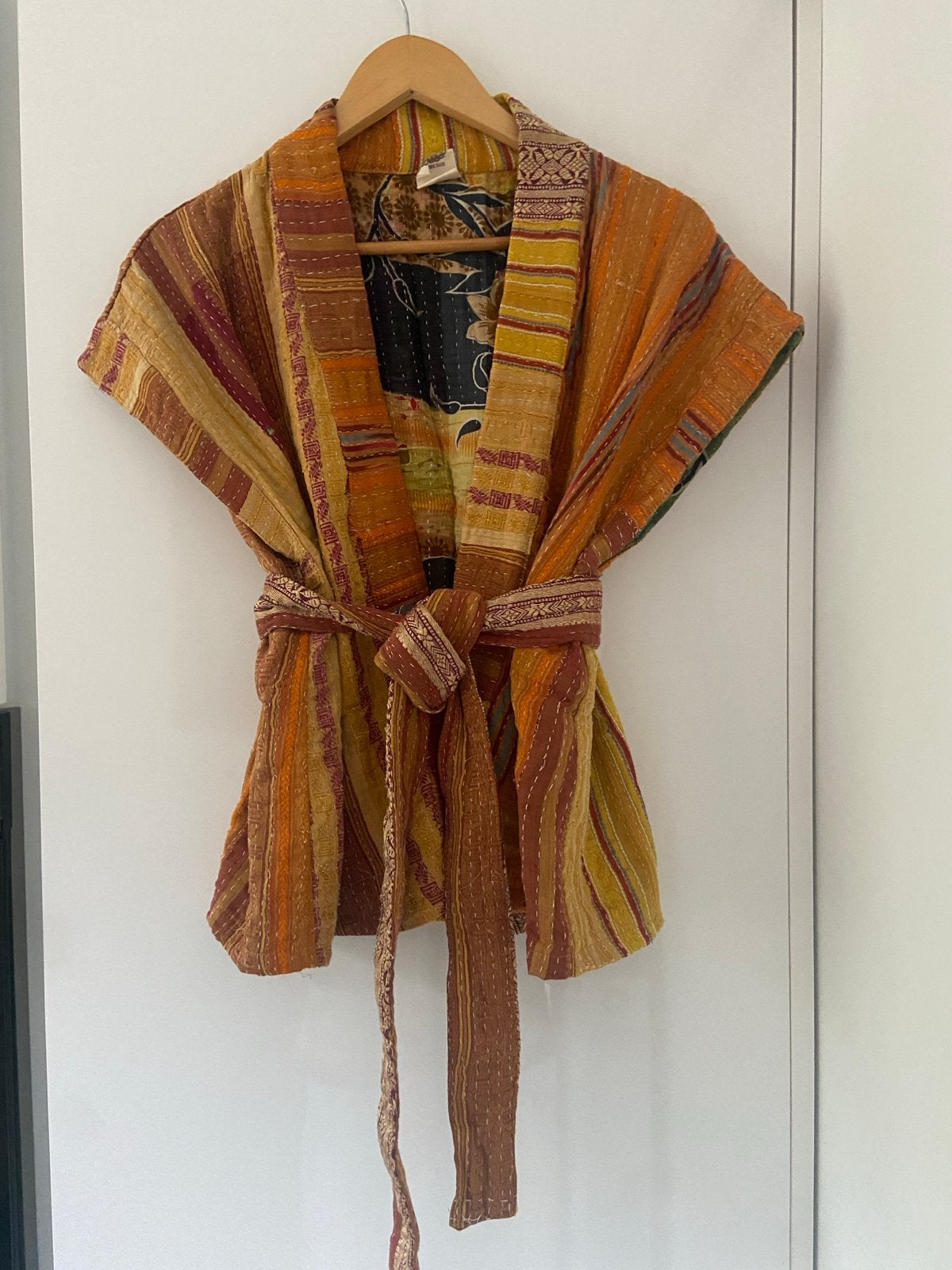 Boho Khanta Quilt Gilet - One Size, Ophalen of Verzenden, Gedragen