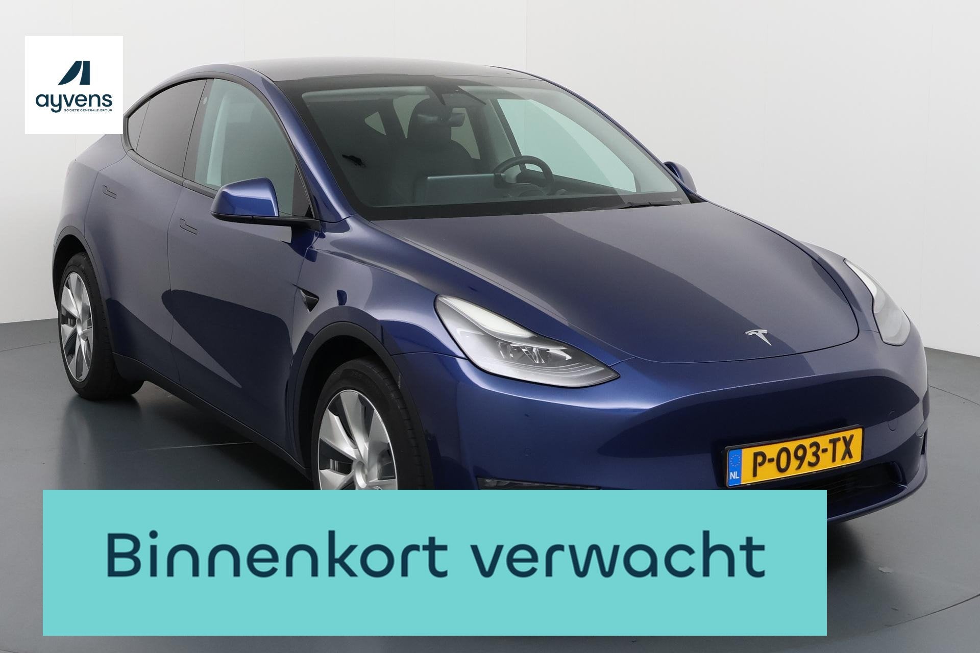 Tesla Model Y Long Range AWD 75 kWh Elektrisch genieten van, Auto's, Automaat, Stof, Gebruikt, 495 min