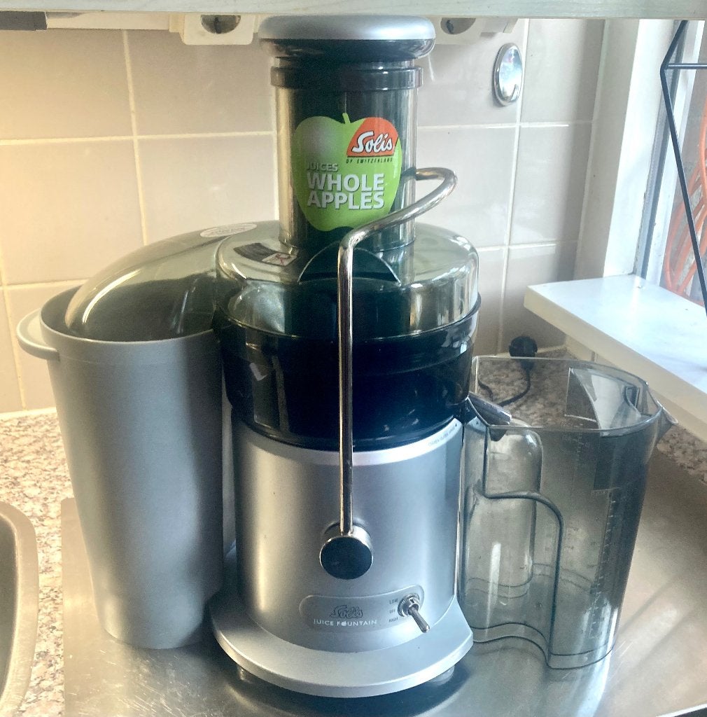 Solis juicer, Witgoed en Apparatuur, Ophalen of Verzenden, Zo goed als nieuw, Elektrisch, Sapcentrifuge