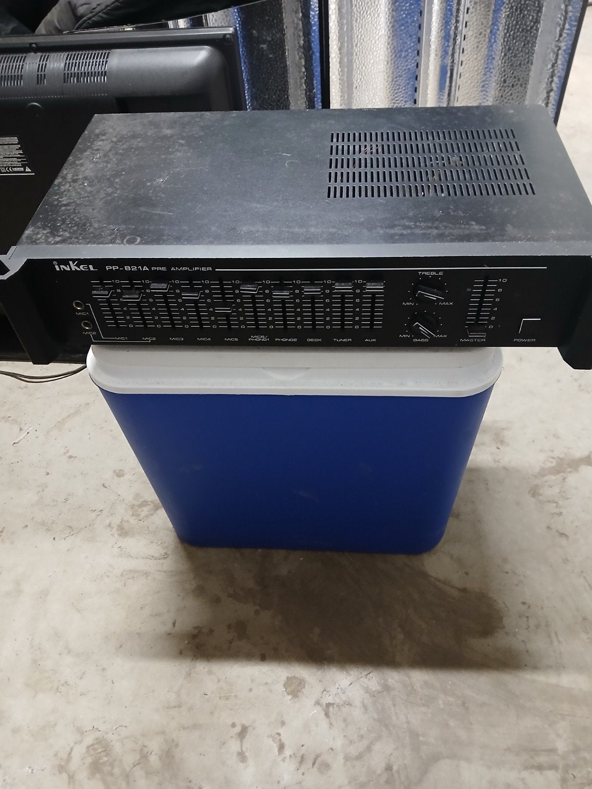 Inkel pp-821a vintage mixer, Muziek en Instrumenten, Versterkers | Keyboard, Monitor en PA, Ophalen of Verzenden, Gebruikt, Minder dan 500 watt