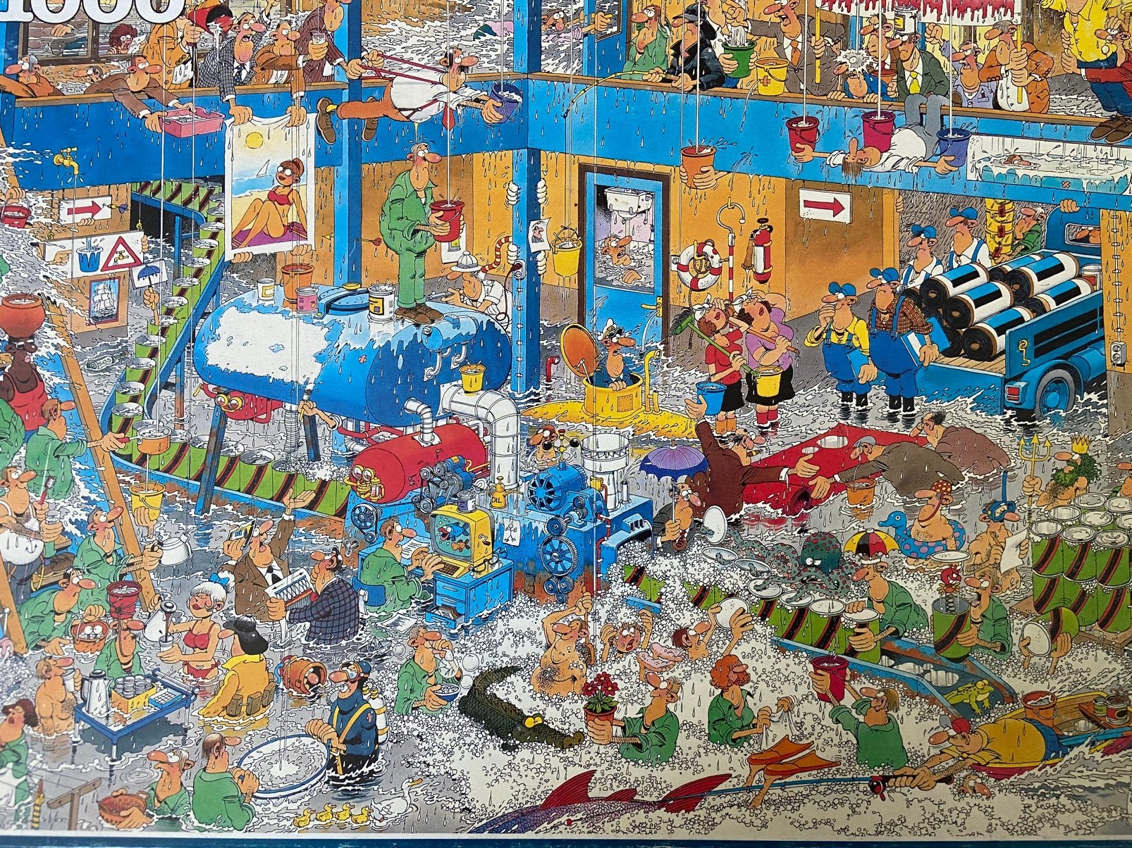 Jan van Haasteren puzzels (15) 1000 stukjes, Ophalen, 500 t/m 1500 stukjes, Zo goed als nieuw