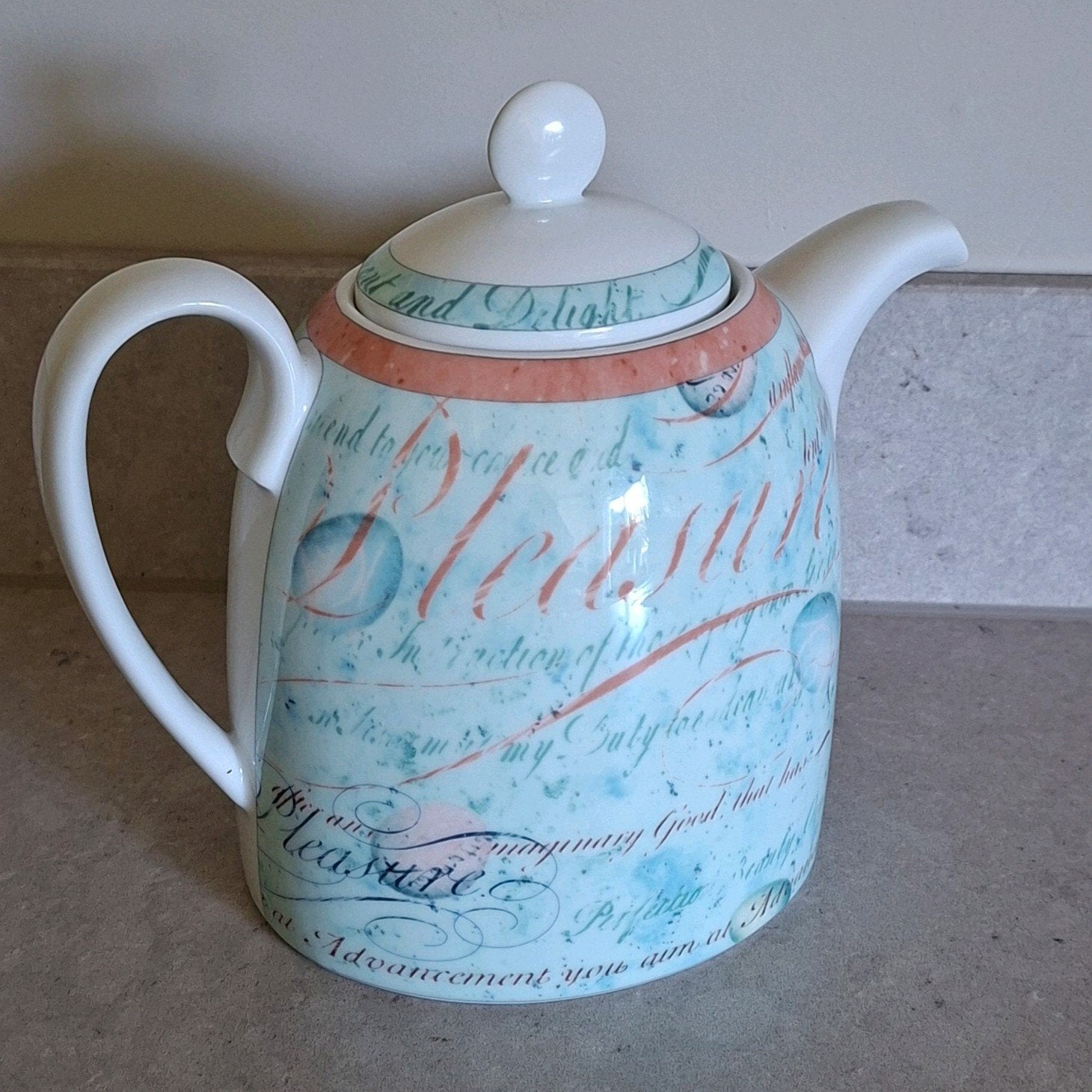 Wedgwood theepot, Gebruikt, Keramiek, Ophalen of Verzenden, Theepot