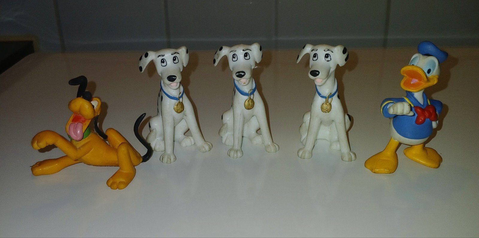 Disney Figuren: Pluto, Donald Duck & 101 Dalmatiërs, Verzamelen, Ophalen, Goofy of Pluto, Gebruikt, Beeldje of Figuurtje