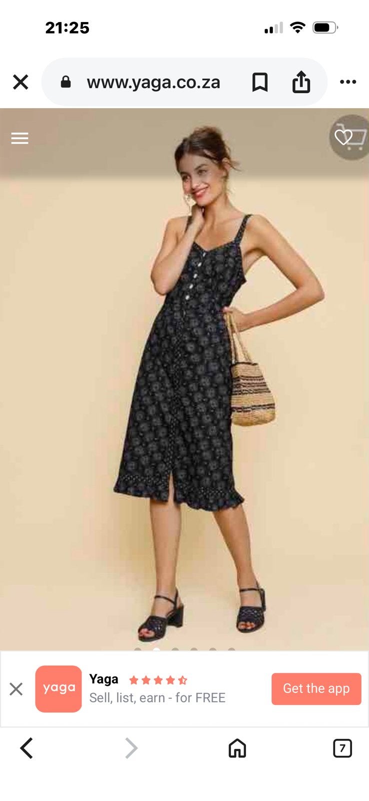 Rouja flower print midi jurk mt 40., Kleding | Dames, Jurken, Maat 38/40 (M), Zwart, Rouja, Nieuw