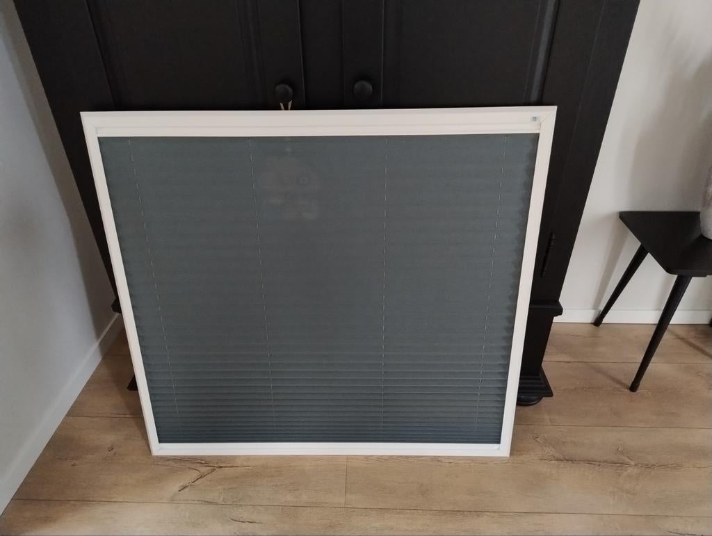 Keje Plissé Gordijn Bottum Up Top Down Grijs, Ophalen, 100 tot 150 cm, 100 tot 150 cm, Zo goed als nieuw