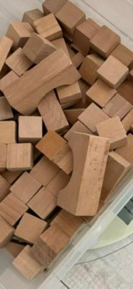 Houten speelblokken, Kinderen en Baby's, Speelgoed | Houten speelgoed, Ophalen, Zo goed als nieuw