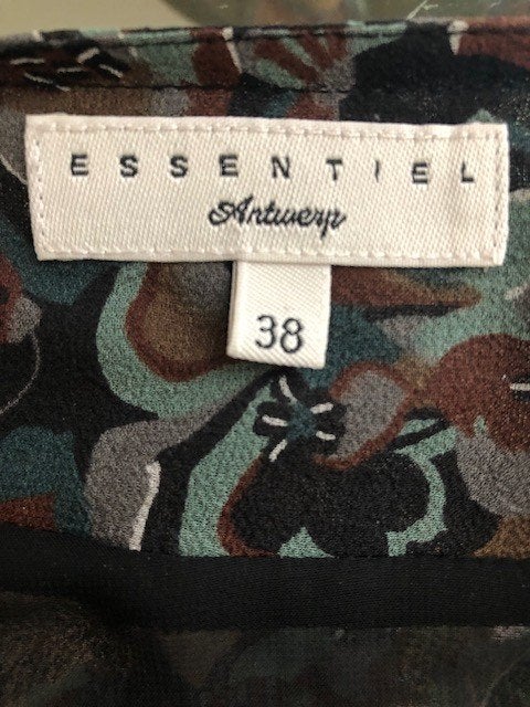 Essentiel Antwerp klokrok mt 38, Maat 38/40 (M), Verzenden, Zo goed als nieuw, Groen