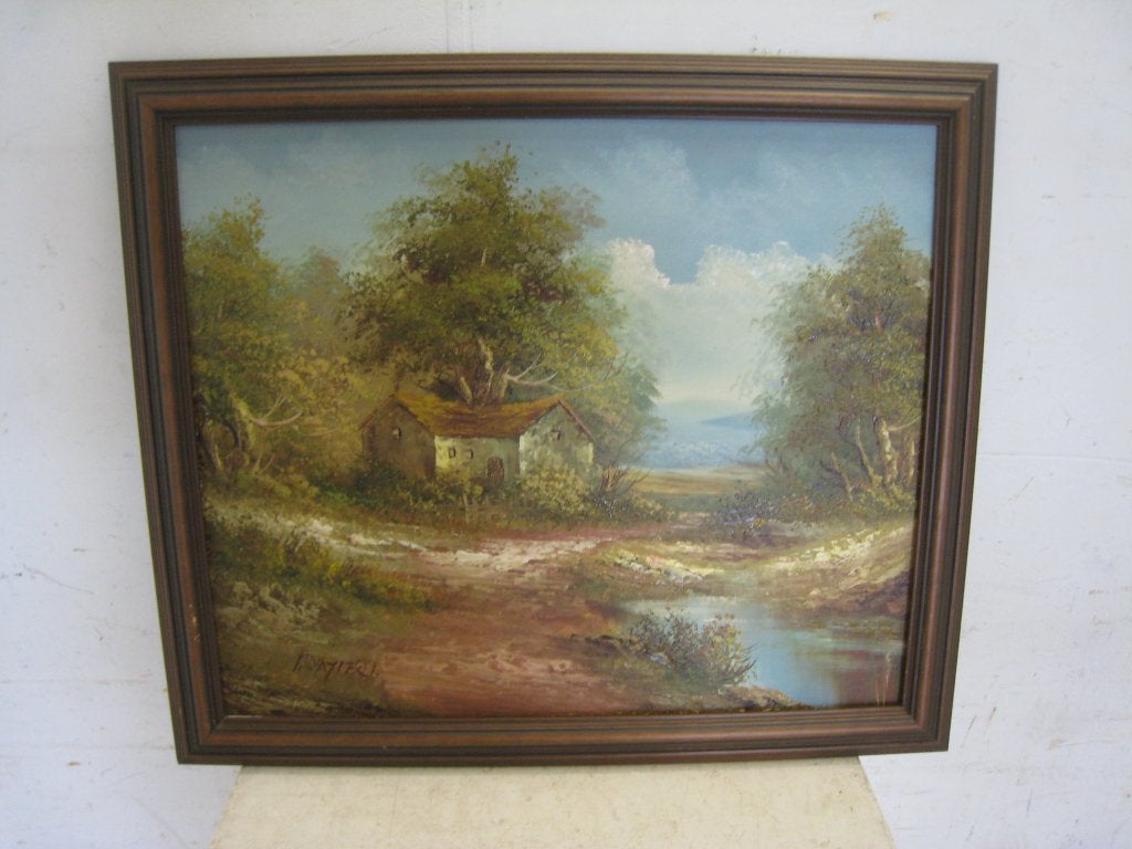 Leuk olieverfje van Irene Cafieri, 59x69
