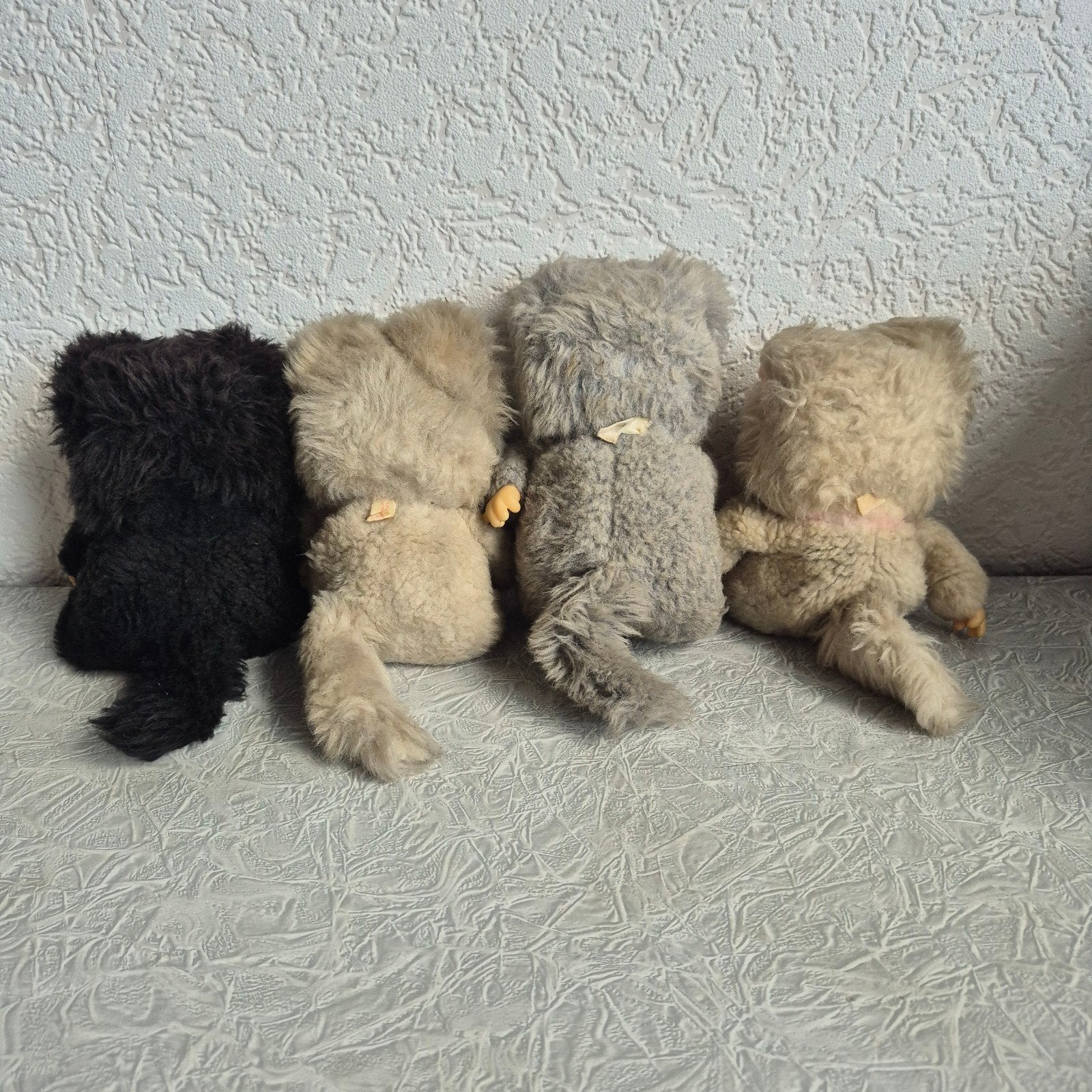 Zeldzame Complete Set Vintage Nyamy 1979 Nyamy kattenknuffel, Gebruikt, Overige merken, Overige karakters, Overige typen