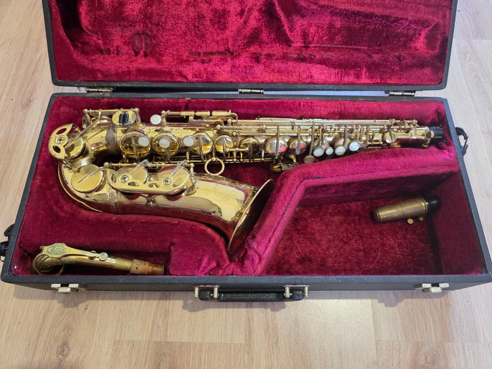 alt Saxofoon Ida Maria Grassi professional, Ophalen of Verzenden, Gebruikt, Alt, Met koffer