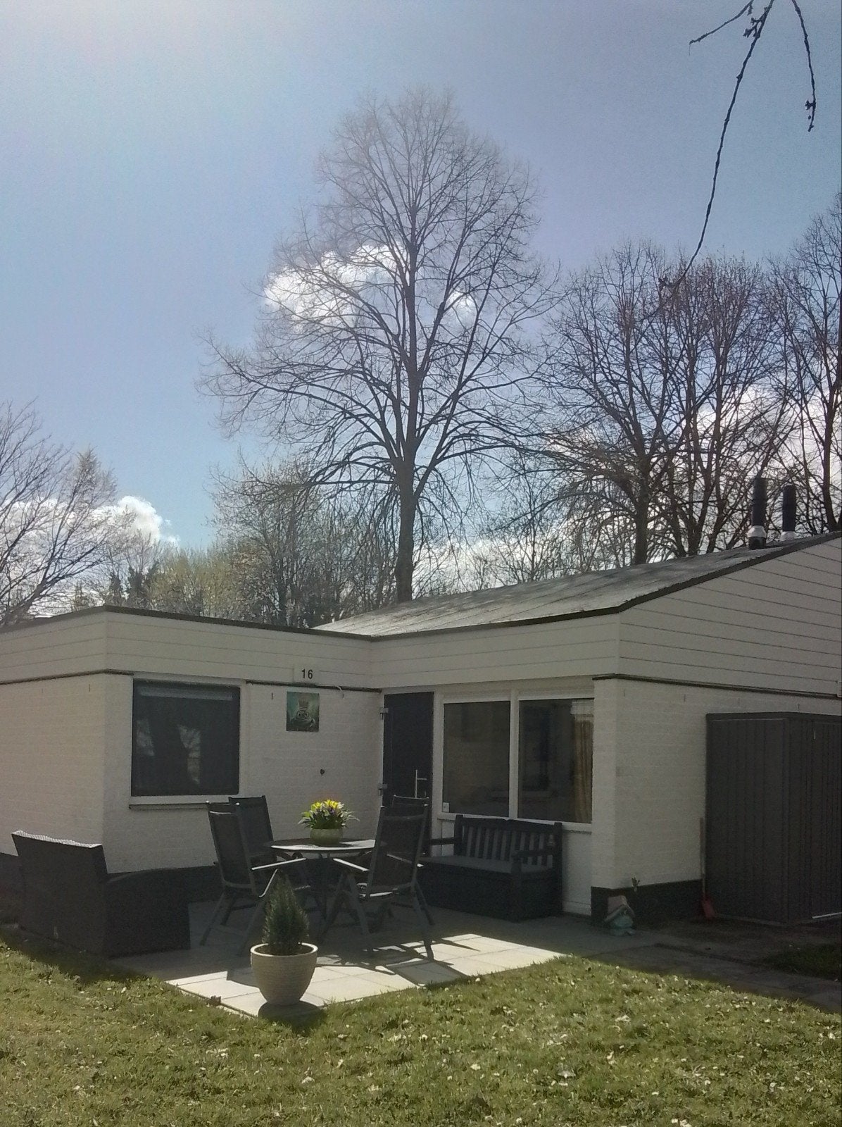 Stenen recreatie bungalow ,  eigen grond  , Zuid-Limburg, Huizen en Kamers, Recreatiewoningen te koop, 40 m², 2 slaapkamers, Limburg