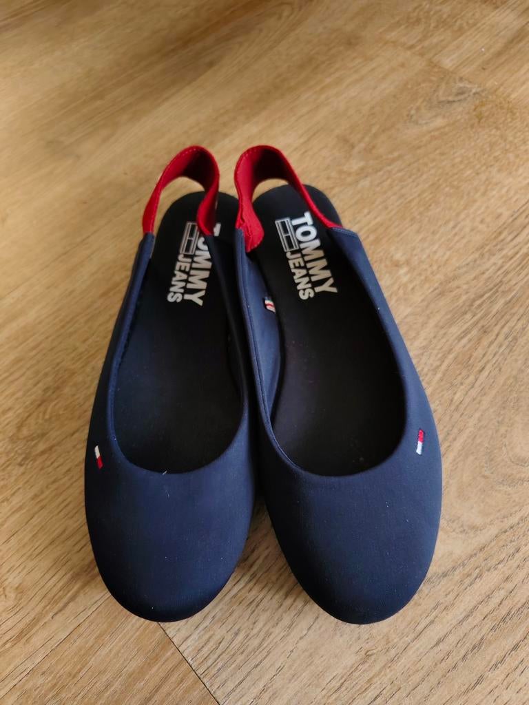 Tommy Jeans Ballerina's - Maat 38, Blauw, Zo goed als nieuw, Tommy Jeans, Ballerina's