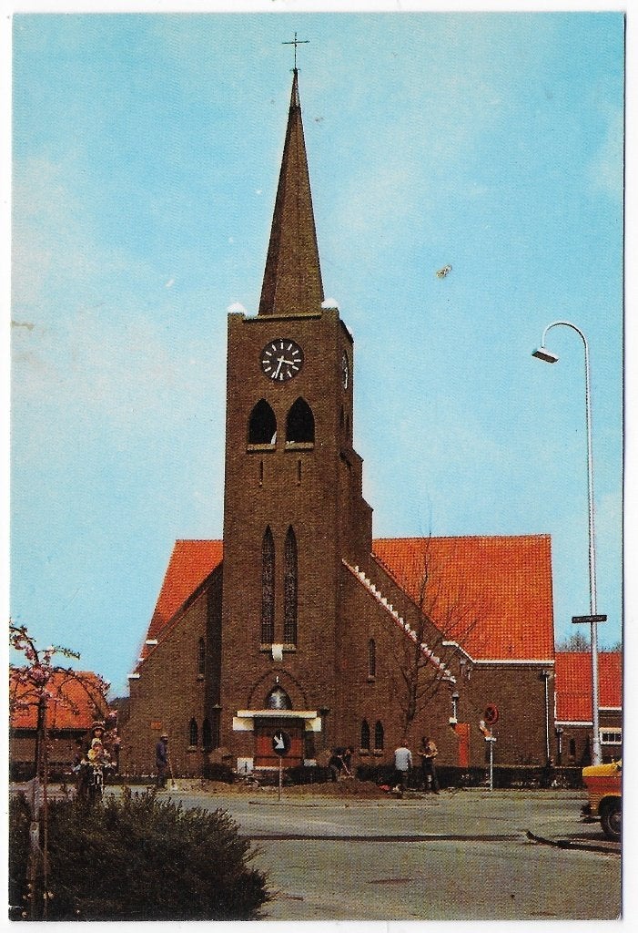 Breezand St Jans Kerk Gelopen Ansichtkaart (B8344), Ophalen of Verzenden, 1960 tot 1980, Gelopen